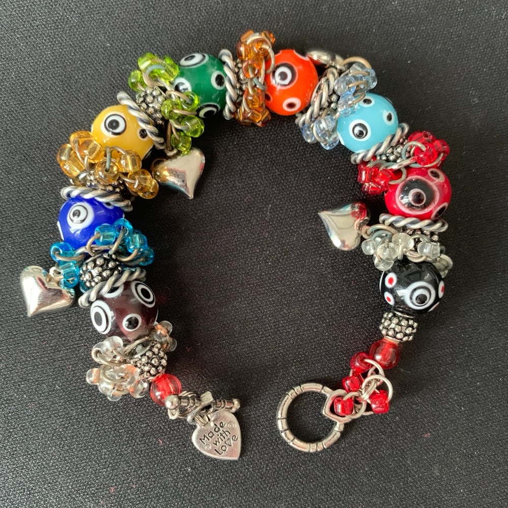 “Made with Love” colorful bracelet